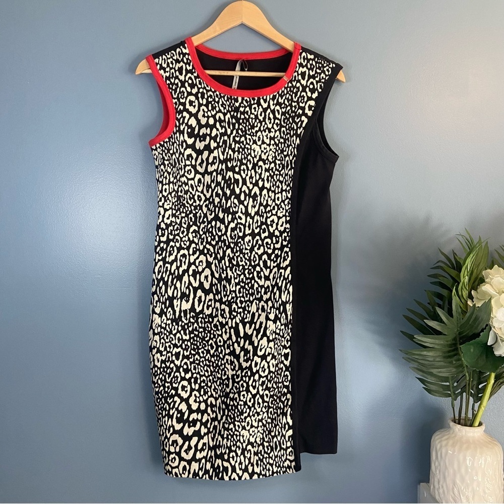 Cop Copine Pia Bodycon Animal Print Dress